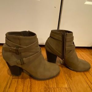 Cute booties with ankle strap